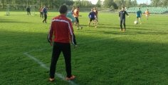 Тренировка в Пикалево перед матчем ФК &quot;Тосно&quot;. Фото.